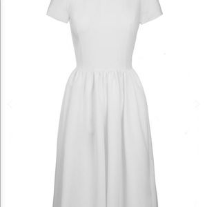 Deandri White Roselle Long Dress 5XL